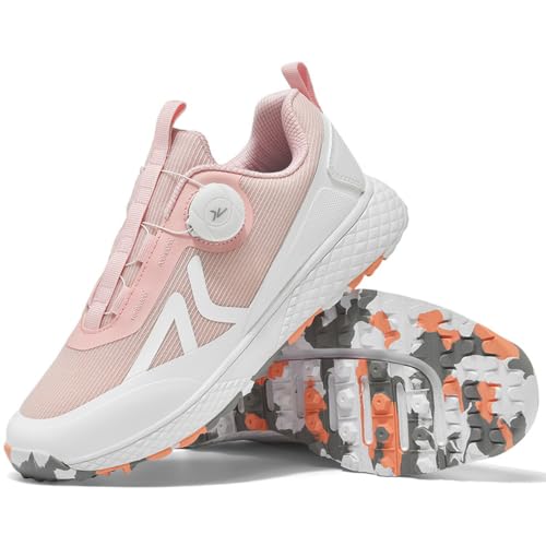 Zapatillas de golf profesionales para mujer, impermeables y de alta comodidad 4