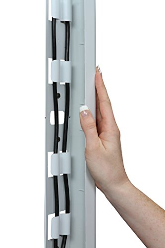 OmniMount OCM On-Wall Cable Management Covers, Paintable, Flat Design to Conceal up to 6 Cables, Set of Three, 3.25" x 18" Inches - Thumbnail 6