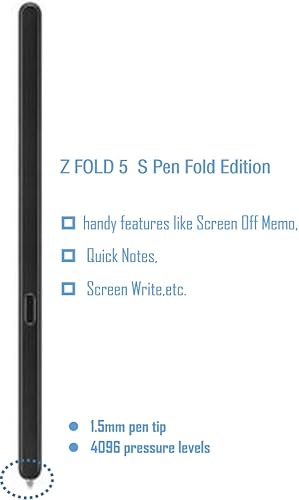 Miniatura 2 de S Pen Fold Edition - Lápiz capacitivo de repuesto para Galaxy Z Fold 6, Galaxy Z Fold 5 (negro)