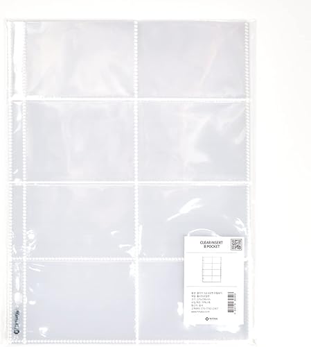 Miniatura 7 de hihaba 6 bolsillos verticales de 3 x 6 (3 x 6 pulgadas) (10 hojas), fundas de bolsillo transparentes, páginas de repuesto para álbum de fotos Kpop