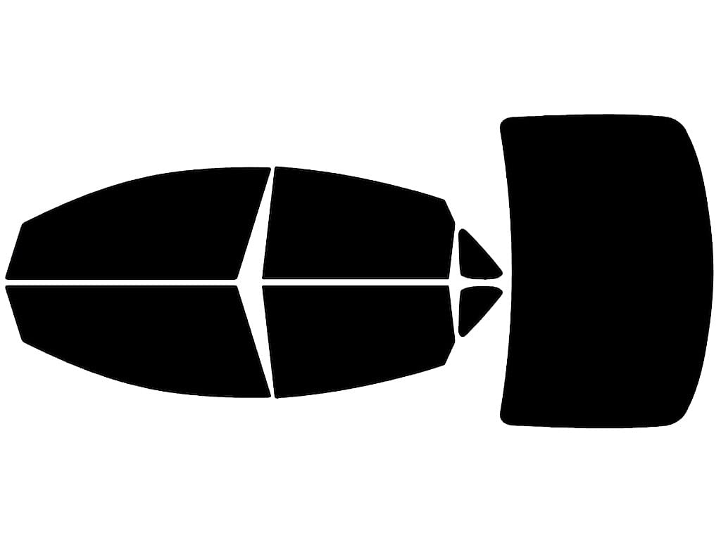 Rvinyl Window Tint Kit Compatible with Chrysler 200 2015-2017 - Complete Precut Kit - 5%