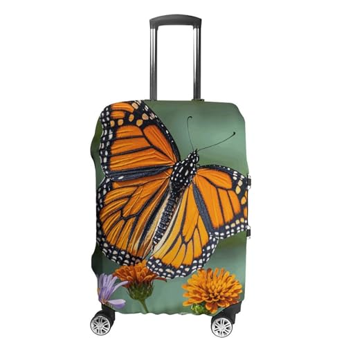 Carry on Luggage Cover Butterfly Suitcase Covers for Luggages Tsa Approved Travel Luggage Sleeve Protector Elastic Suitcase Protector Anti-Scratch Washable Fits 19-30 Inch Case -M