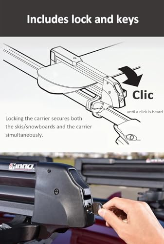 INNO INA952 Ski Snowboard Roof Rack