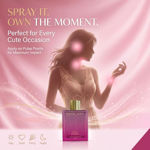 Image of Lady Crush Perfume 100ml | EAU DE PARFUM | Premium Long Lasting Fragrance | Floral & Sweet Perfume for Women
