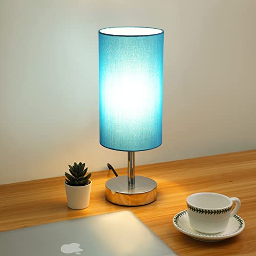 image for Yarra-Decor Bedside Lamp with USB Port - Touch Control Table Lamp for 