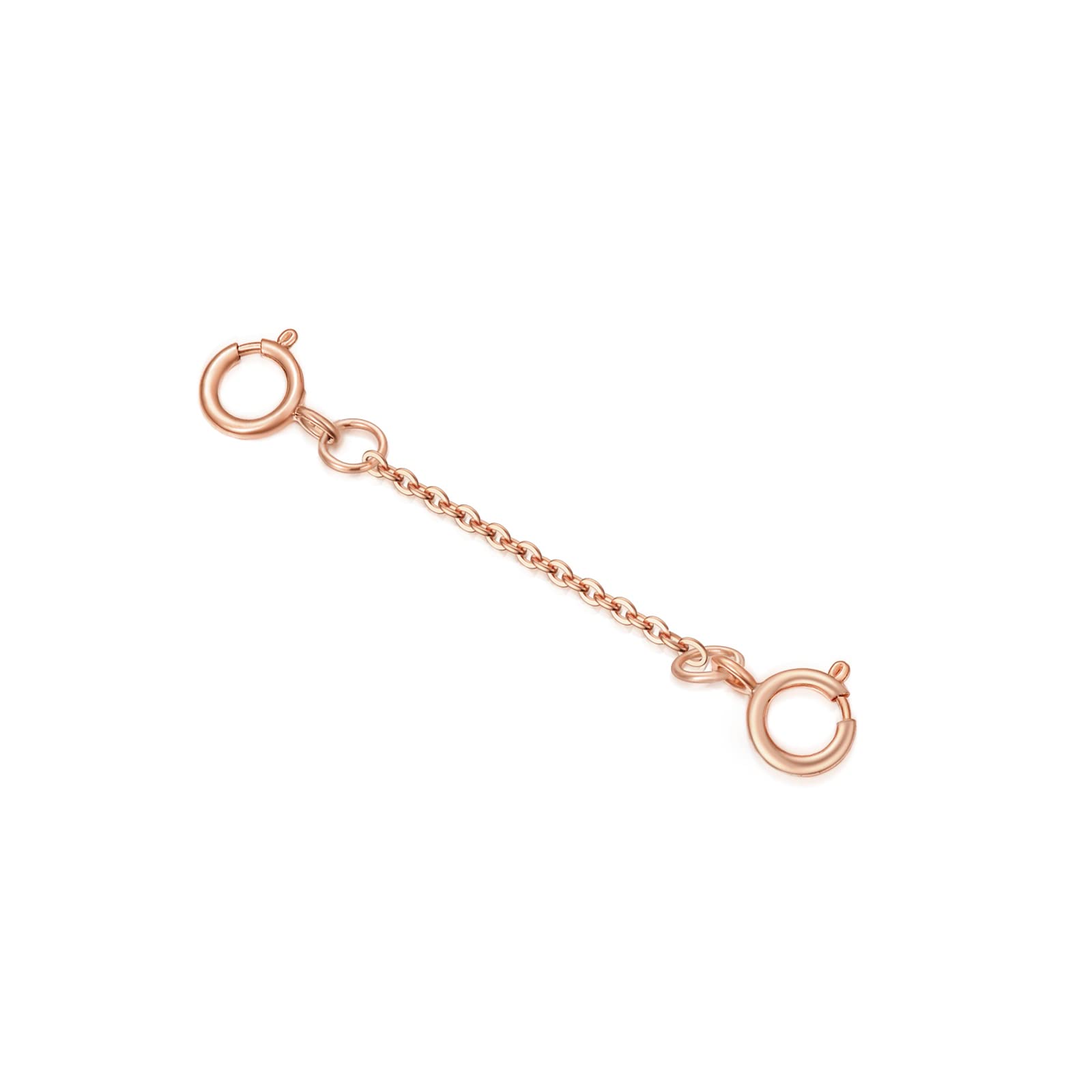 10k 14k Real Gold 1"/1.5"/2"/2.5"/3"/4"/5" Necklace Extender, Necklace Bracelet Extender Chain, Durable Gold Extender Chain, Adjustable Extension Chain for Necklace Bracelet Anklet