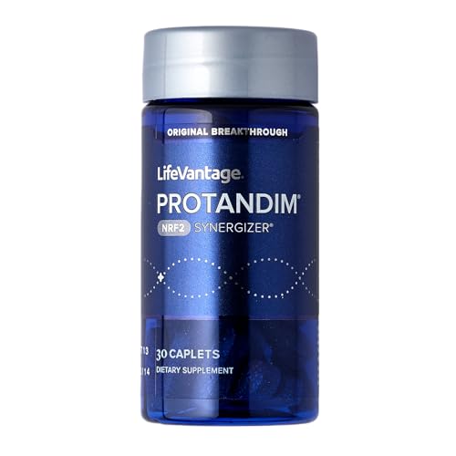 Protandim Nrf2 Synergizer Cellular Health & Antioxidant Support Supplement Healthy Aging Formula with Turmeric Ashwagandha Green Tea & Milk Thistle 30 Capsules