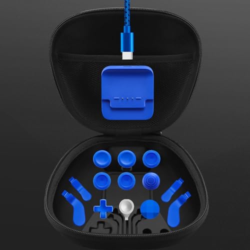Image of VANPARK VANPARKpct Complete Component Pack for Xbox Elite Series 2 Core Controller Accessories Includes: 1 Carrying Case, 1 Charging Dock with Cable, 6 Metal Joysticks, 4