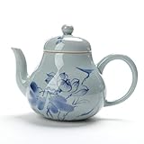 Esta tetera tradicional proviene del famoso patrimonio no cultural de la porcelana de Jingdezhen en Jingdezhen, China.