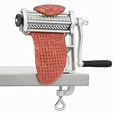 Commercial Meat Tenderizer Cuber – Heavy Duty Steak Flatten Tool Meat Grinder Attachment Clamp-on Rolling Cuber for Efficient Meat Tenderizing