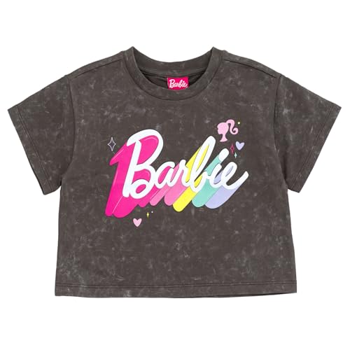 Image of Barbie Girls' 2-Piece Tee and Skirt Set Toddler to Big Kid