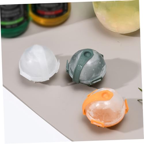 Molde para hielo esférico plástico naranja 12 piezas miniatura 4
