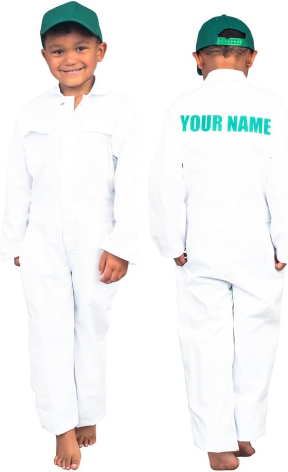Caddy Jumpsuit Custom Suit Personalized with Name Golf Halloween Costume Cosplay