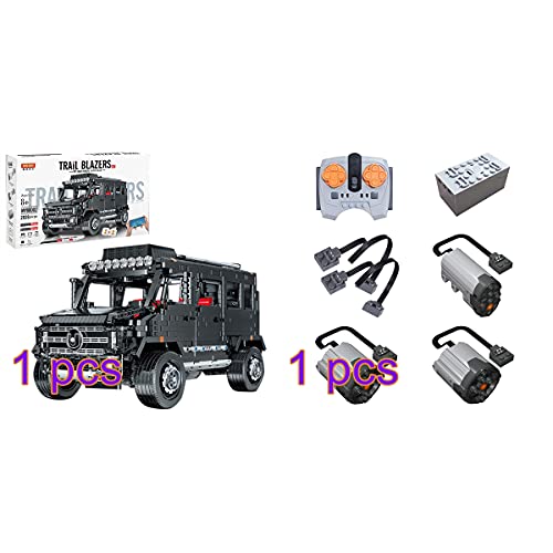 Mysta Technik Geländewagen Modell Bausteine, 2.4Ghz Fernbedienung Off-Road Auto mit Motor, 2939 Teile Geländewagen… – Bild 3