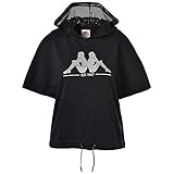 Kappa Yumia Damen Sweatshirt, kurzärmelig S Schwarz