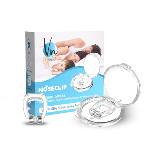 Image of Vn care Anti Snoring Device - Magnetic Snore Stopper Nose Clip | Silicone Anti Snoring Solution for Men & Women | Comfortable Snore Guard, Nasal Dilator for Better Breathing & Sleep Aid | Reusable & BPA-Free