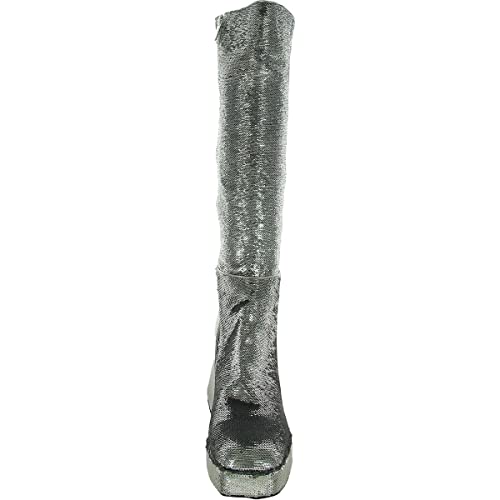 Image of Sam Edelman Kylie Sequin Stardust Silver 7.5 M