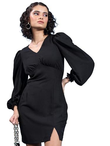 Image of KETCH Women Sheath Mini Casual Fit Full Sleeve Dress