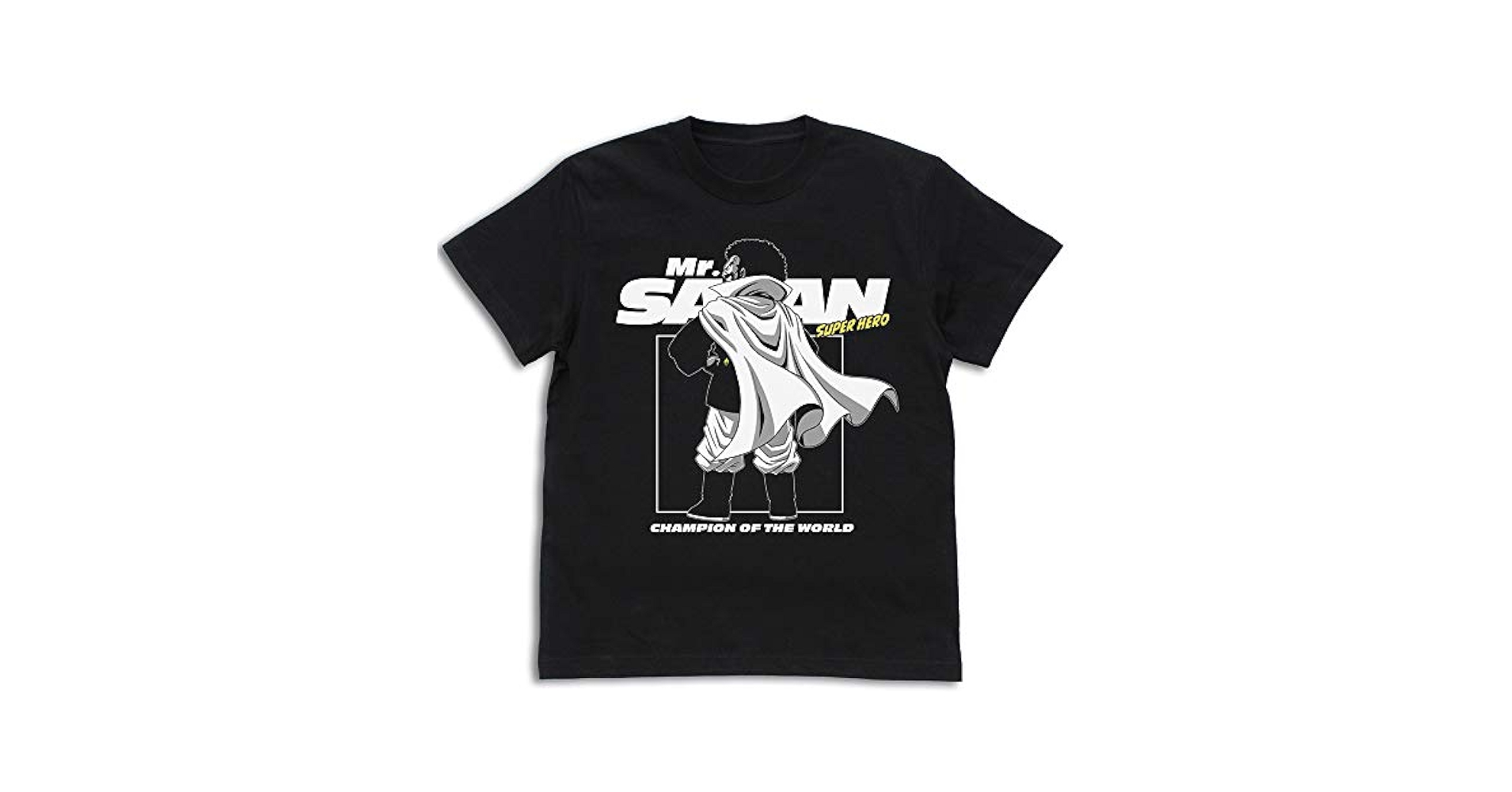 Amazon.co.jp: Cospa Dragon Ball Z Mr. Satan T-shirt BLACK M