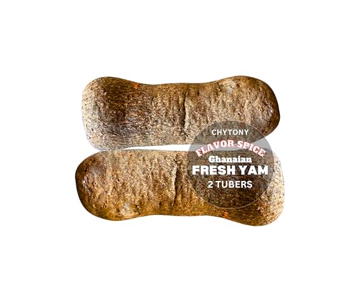 African Ghanaian fresh yam tubers | 2 Tubers | weighs between 5-8LB