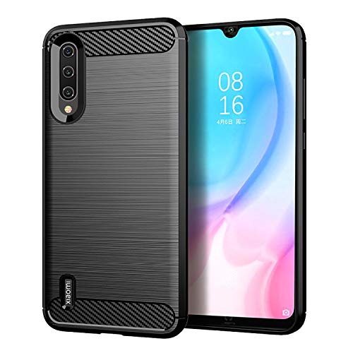 Bettop case for Xiaomi mi CC9E/A3 .Anti-Fingerprint Shockproof Carbon Fiber Design Flexible Soft TPU Brushed Texture Protective Case for Xiaomi mi cc9e/a3 (6.01