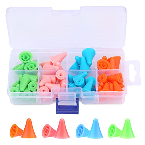 56 PCS Colorful Knitting Needles Point...