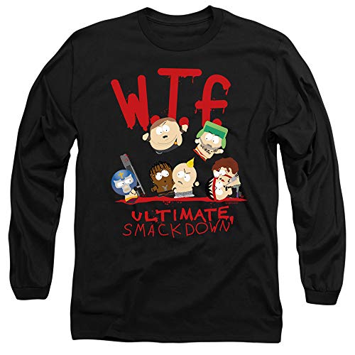T-shirt South Park noir manches longues L : le style geek sans compromettre le confort