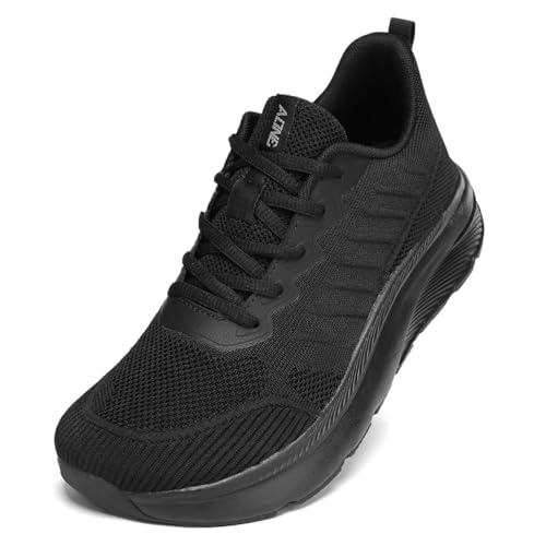 Mens Wide Walking Shoes Soft Sole Non Slip Running Comfortable Tennis Breathable Athletic Gym Workout Sport Sneakers