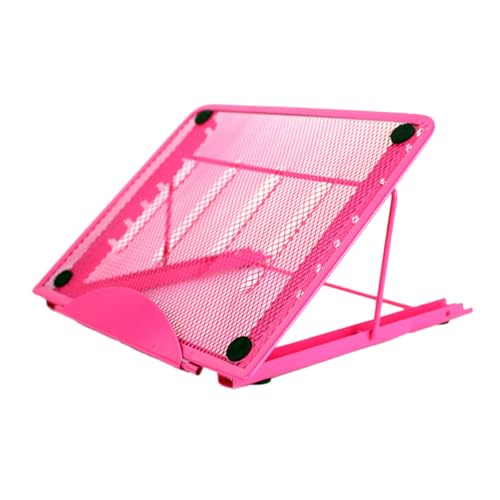 Base para portátil HOMSFOU plegable con soporte rosa miniatura 4
