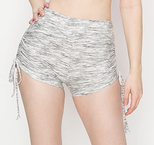 Image of ALWAYS Faux Leather Shorts - High Waist Active Stretch Yoga Short Pants for Women