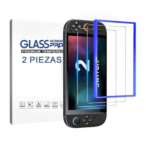 Listado de para la pantalla - 5 favoritos. 43 ZQSQD 2Piezas Protectores de Pantalla para Switch 2 (2025), Mica Cristal Vidrio Templado 9H HD, Resistente a Arañazos, Fácil de Instalar, con Marco Guía