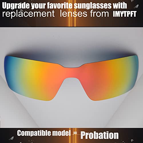 Remplacer Verres Rayés Oakley Probation - Solution Rouge Titane Taille Unique