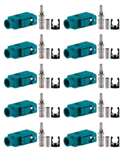 10 conectores Fakra Z hembra para cable coaxial miniatura 3