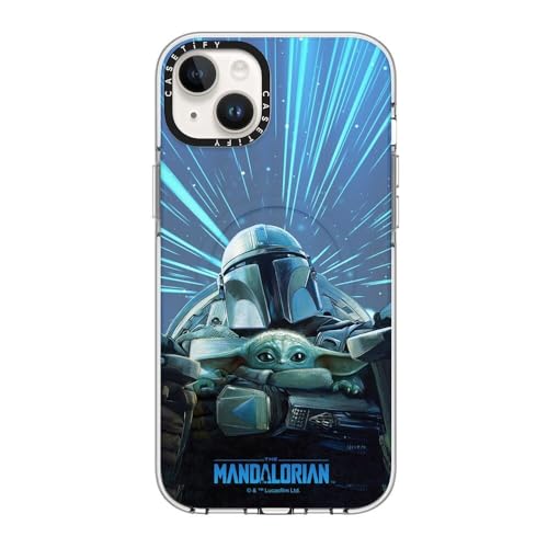 Coque iPhone 14 Plus CASETiFY Mandalorian transparente anti jaunissement Magsafe