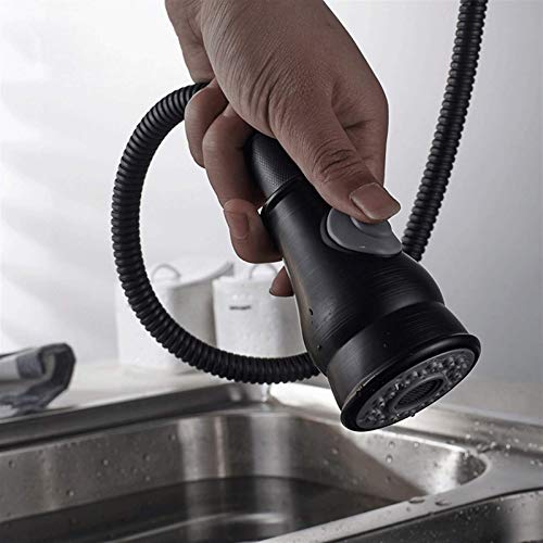 Robinet de cuisine rotatif anti-éclaboussures avec douchette flexible