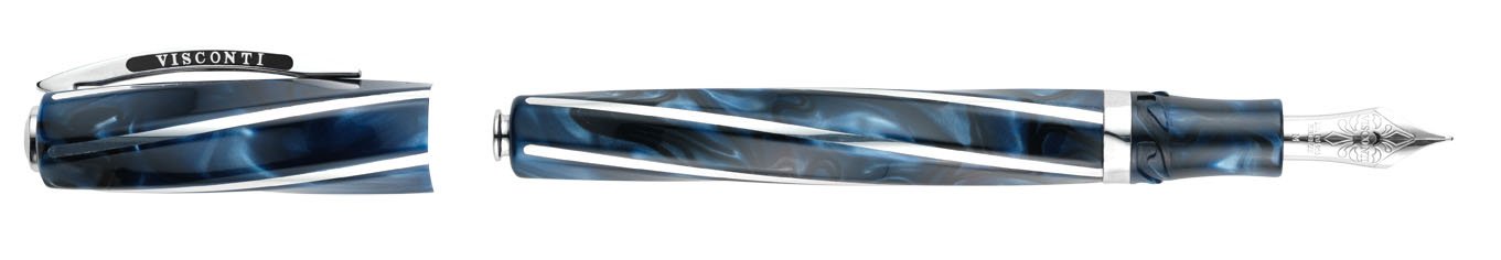 VISCONTI Divina Elegance Imperial Blue Over Size Fountain Pen 26318PDA55F
