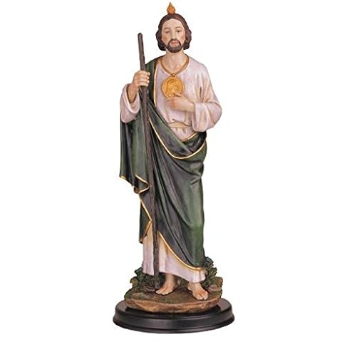 George S. Chen Imports 12-Inch Saint Jude Holy Figurine Religious Decoration Statue Cover