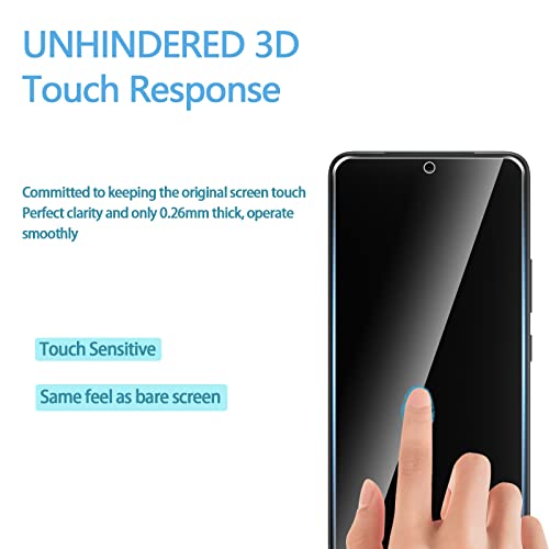 Anoowkoa [2 Pack Premium Screen Protector for HMD Pulse Pro/HMD Vibe Tempered Glass Film Guard Cover-Genuine Glass-One-Push Super Easy Installation