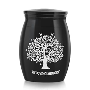 Generisch Baum des Lebens Tierurne Schwarz