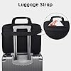 MATEIN Laptop Bag, 15.6 Inch Multifuntional Business Computer Laptop Case, Unisex Spacious Shoulder Messenger Bag Briefcase for Men and Women, Universal Nylon Briefcase for Notebook - Black #4