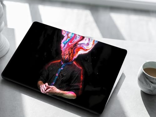 Image of NoWorries 14inch /15.6inch Laptop Skin ''Customizable'' Easy to Apply Gray Back Skin for All Laptops (Theme - Graffiti) (Scratch & Dustproop) Gray Back Material Bubble Free Laptop Skins