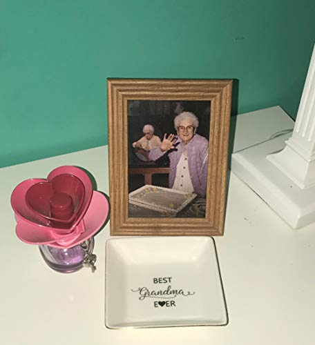 Simply-Charmed-Best-Grandma-Ever-Mothers-Day-Gift-Valentines-Present--Ceramic-Jewelry-Dish-Ring-Holder-Trinket-Tray--Elegant-Birthday-Gift-for-Grandmother