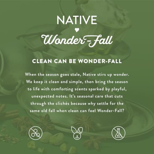 Native Body Wash Contains Naturally Derived Ingredients | For Women & Men, Sulfate, Paraben, & Dye Free Leaving Skin Soft and Hydrated | Limited Edition | Pistachio & Vanilla Chai 18 oz - image 8
