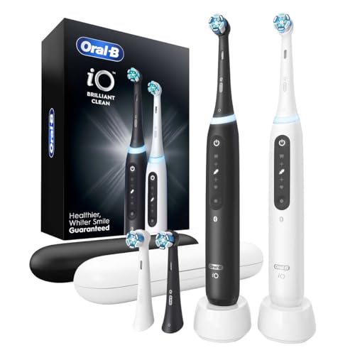 Oral-B iO 5 Brilliant Clean Electric Toothbrush 2 Pack