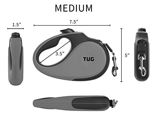 image for TUG 360° Tangle-Free Retractable Dog Leash with Anti-Slip Handle | 16