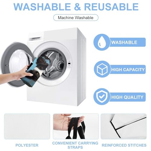 Women's Multi-Functional Shopping Bag,Border Collie Printing Messenger Bag Shoulder Bag for Travel, Work, Shopping & Parties with Inner Pocket, Grocery Bag Lightweight & Water-Resistant 5