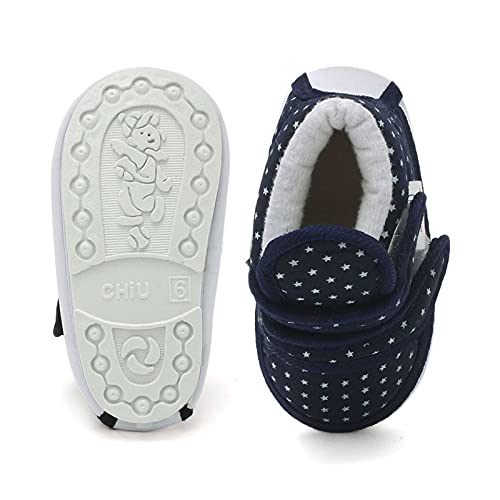 CHIU Unisex-Baby's Blue Modern Shoes -15-18 Months 2