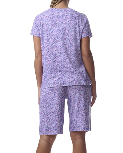 Karen Neuburger Women's Sleeve Tee and Bermuda Short Pajama Set4
