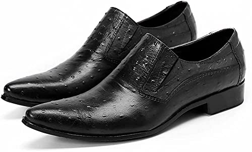Santimon Mens Slip On Loafers Dress Casual Shoes - Genuine Leather Comfortable Smoking Mocasines for Party Travel Wedding2