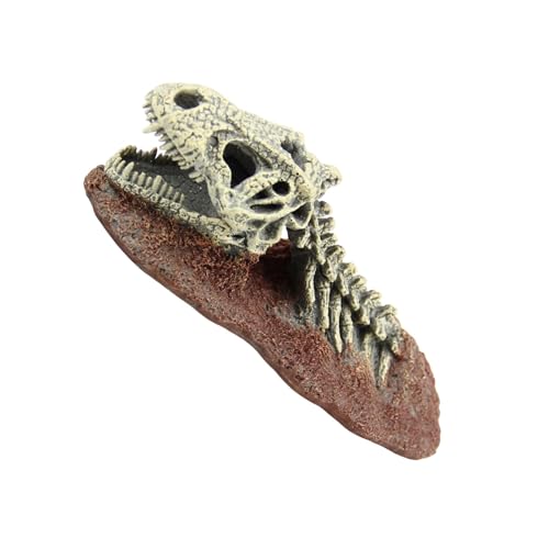 Boîte à nourriture pour reptiles et cachette décorative en résine - 7